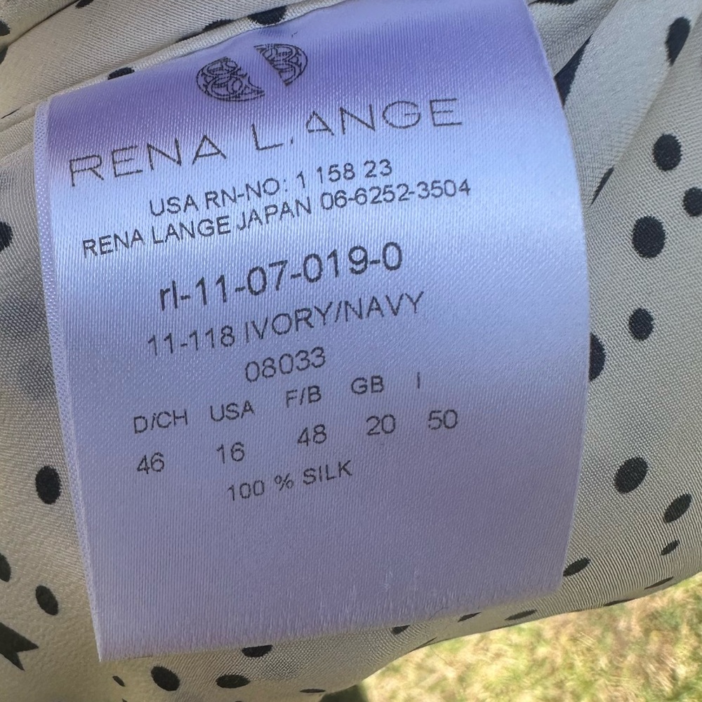 Rena Lang! 100% Polyester Used Once - image 8